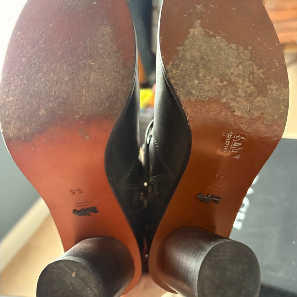 Coach Moto Bootie-Classic Black Leather - Picture 5 of 8